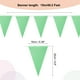 thumbnail image 2 of Banderas de Banderines Verdes de 50 Pies, Cuerda Triangular Colgante, Banderas de Banderines para Fiestas, Bodas, Cumpleaños, 2 of 6