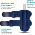 thumbnail image 4 of Trigger Finger Splints, Index Finger Brace for Pointer Finger, Middle Finger, Mallet Ring Finger, Broken Finger Knuckle Immobilization for Pain Relief Sport Injuries, Basketball, Senior Tendon Release, 4 of 5