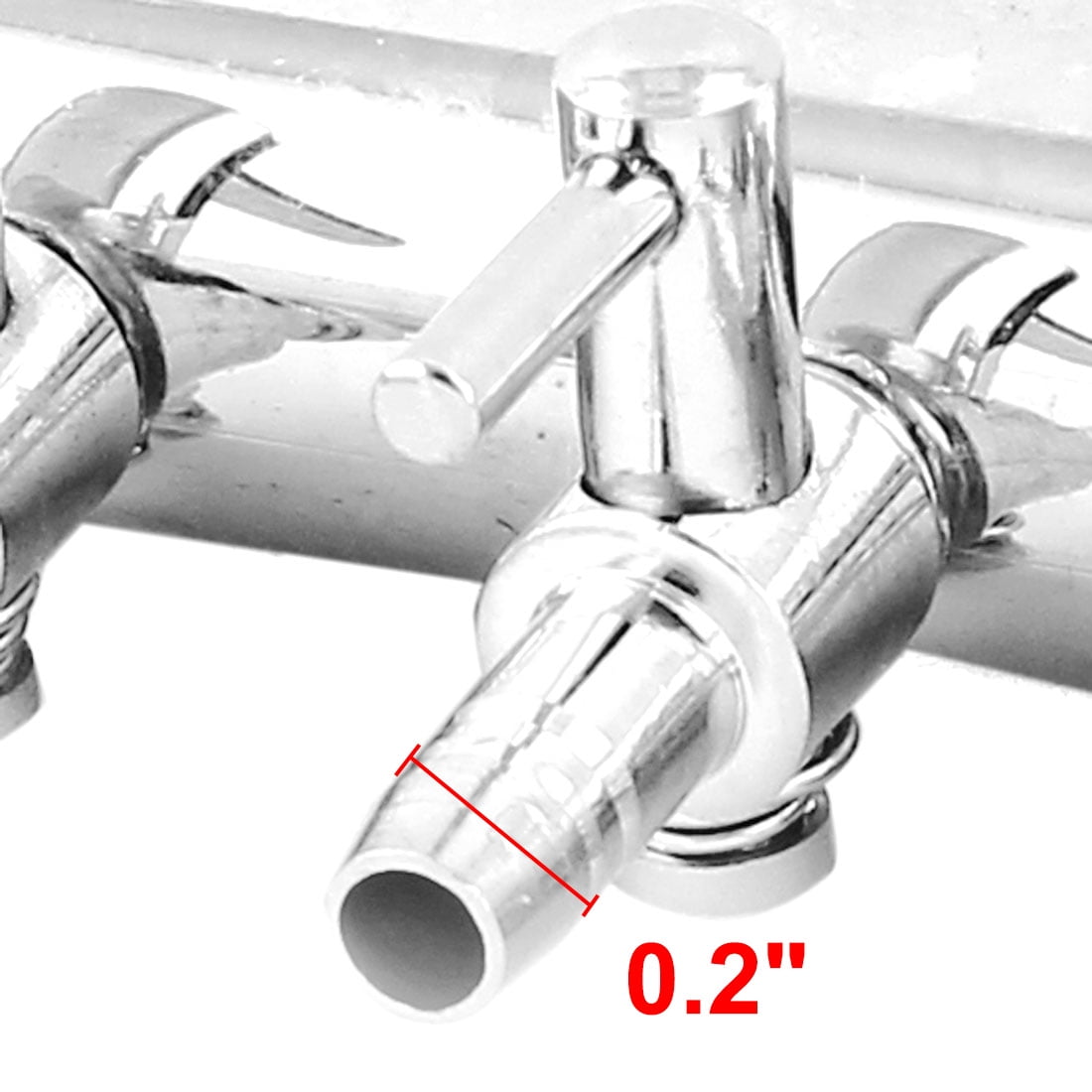 Aquarium Fish Tank 10 Way Outlet Water Air Flow Control Valve Silver