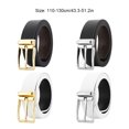 thumbnail image 4 of mmirethe Needle Buckle Belt Look With Fashionable Mens Essential Double-sided Needle L63 Chromium White 1Set, 4 of 6