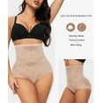 thumbnail image 2 of Tummy Control Shapewear Panties for Women High Waisted Body Shaper Underwear Seamless Shapewear Panty Girdle, 2 of 6