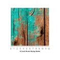 thumbnail image 4 of Rwraps Blue Wood Plank Distressed Aquamarine Gloss Vinyl Film Wrap 59in x 23ft Vinyl Vehicle Car, 4 of 9