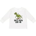 thumbnail image 3 of Inktastic Gigi and Poppy Love Me Dinosaur Boys Long Sleeve Toddler T-Shirt, 3 of 5