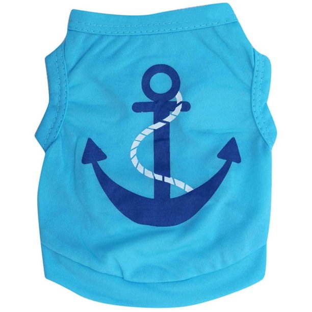 Ropa de verano para gatos, disfraz para perros, ropa de verano para mascotas, ropa linda para perros, abrigo, ropa para gatitos, azul, grande