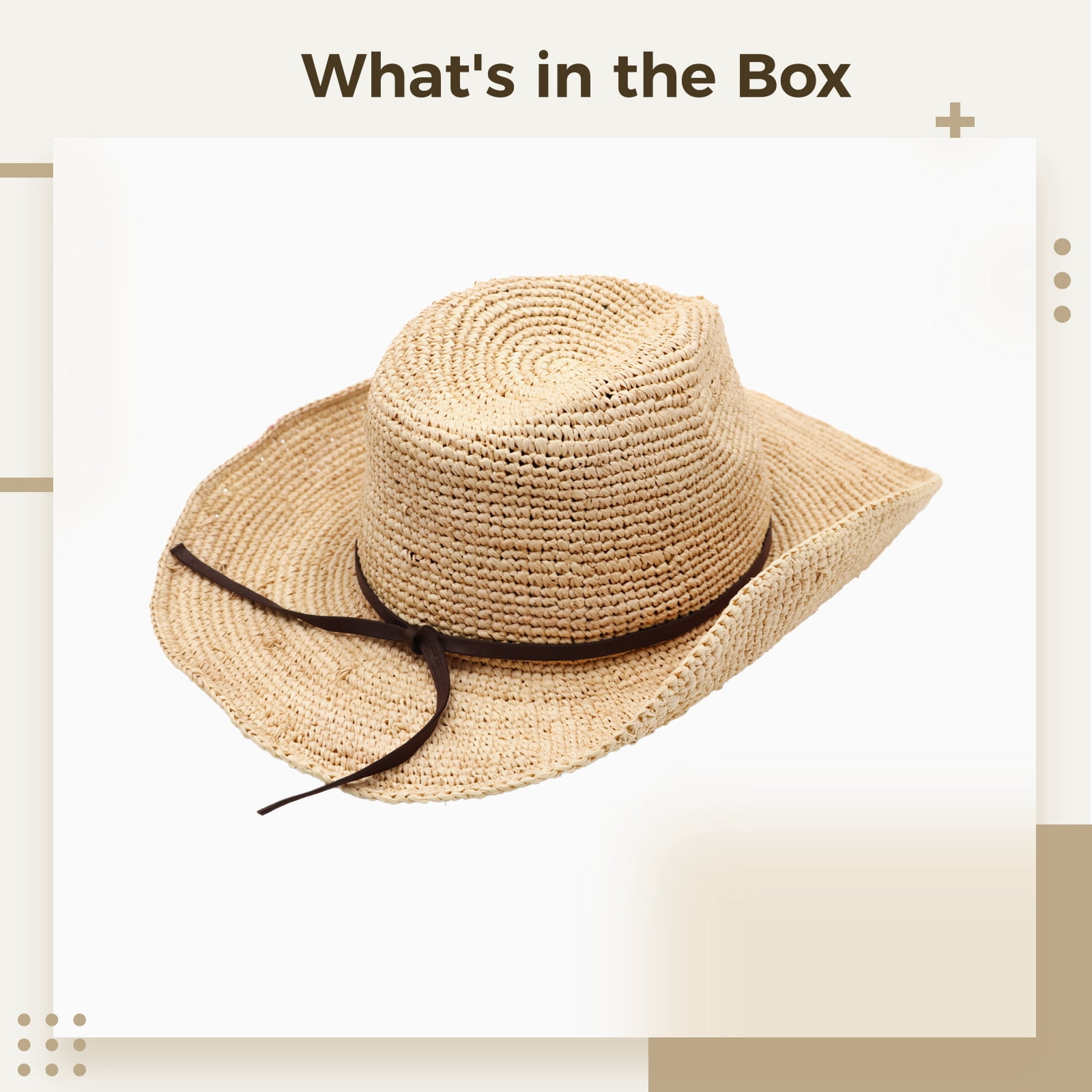 Men's and Women's Straw Hat, Summer Wide Brim Beach Hat, Unisex Lightweight Raffia Straw Hat for Sun Protection, Comfortable, Breathable, Stylish Design, Great for Outdoor Activities