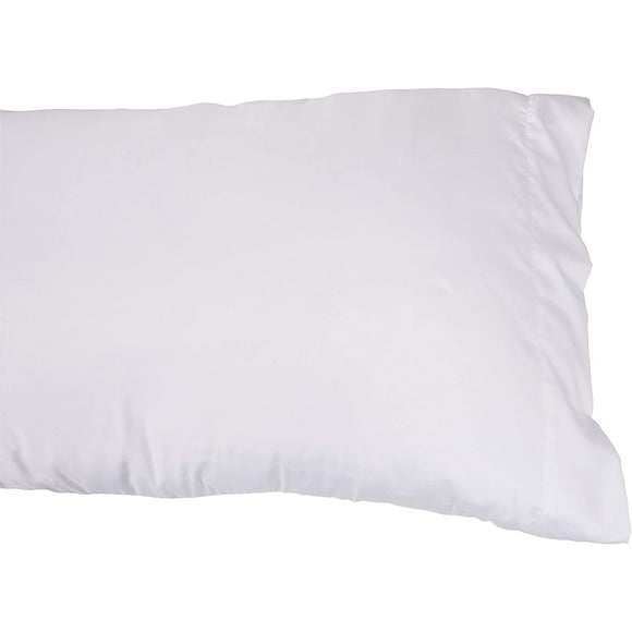 KAF Home Brushed Microfiber Pillow cases Bulk Pack Set of 12 Standard Queen Sized Pillow cases White Perfect to control Allergies and Insure Sound, Luxurious Sleep