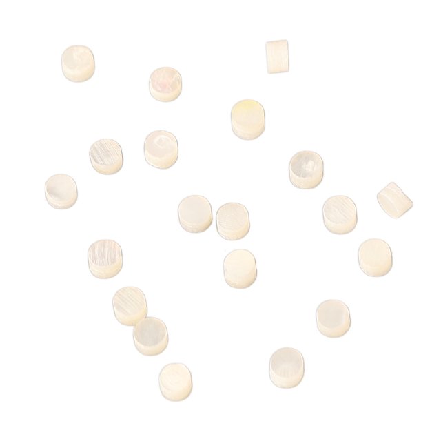 Puntos para diapasón, 20 unidades, marcadores para diapasón de guitarra, puntos para incrustaciones de diapasón de guitarra, instalación sencilla