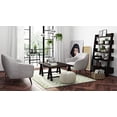 thumbnail image 5 of SIMPLIHOME Renee Poufs Ronds, 20 Pouces, Crème, 5 of 5