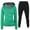 Green, variant on Ashirexll Womens 2 Piece Outfits, Womens Winter Sets, Fashion Fall Winter Sports Tracksuit Long Sleeve Printed Hoodie and Pants Set