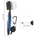 thumbnail image 4 of Golf Club Brush and Groove Cleaning Dual Sided Putter Wedge Ball Groove Cleaner Kit with Spike and Loop Clip, 4 of 5