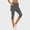 Gray, variant on Skirted Leggings for Women Stretchy Breathable Workout Cropped Yoga Pants and Skirts with Pockets