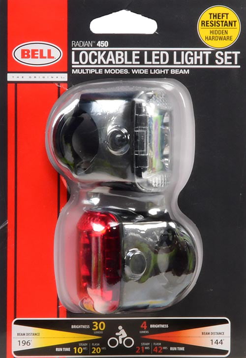 Bell Radian 450 Locking Bicycle LED Light Set 7076330 H6 for sale online 