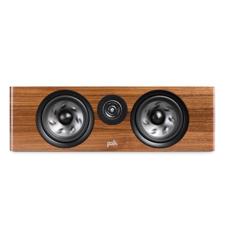 Polk Audio - Polk Reserve Series R400 Large Center Channel Loudspeaker, New 1" Pinnacle Ring Tweeter & Dual 6.5" Turbine Cone Woofers - Brown - image 2