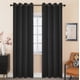 thumbnail image 1 of Cortinas Blackout Para Recamara Sala Elegantes 270X215Cm 2 Paneles Aislamiento Térmico Y Reducción De Ruido Tela Impermeable Modelo Negro, 1 of 4