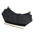 thumbnail image 3 of Felt Firewood Basket with Wooden Handles, Foldable & Multifunctional, Protects, 3 of 9