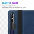 thumbnail image 2 of Fintie Case for Samsung Galaxy Tab S8+/S8 Plus 2022/S7 FE 2021/S7 Plus 2020 12.4 inch Tablet, Multi-Angle Stand Cover with Pocket Auto Wake/ Sleep , Built-in S Pen Holder, Navy/Black, 2 of 8