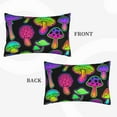 thumbnail image 4 of Daiia Bright Mushrooms Bedding Waterproof Pillow Protector Zippered Queen – Bed Bug Proof Pillow Encasement-20"x30", 4 of 9