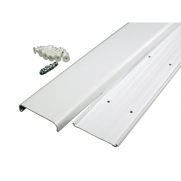 Wiremold Cable Management Kit, Wire and Cable Cover for Wall Mount Flat Screen TV , Cable Raceway for Hiding and Organizing Wires and Cords, White, 48 inch, C30