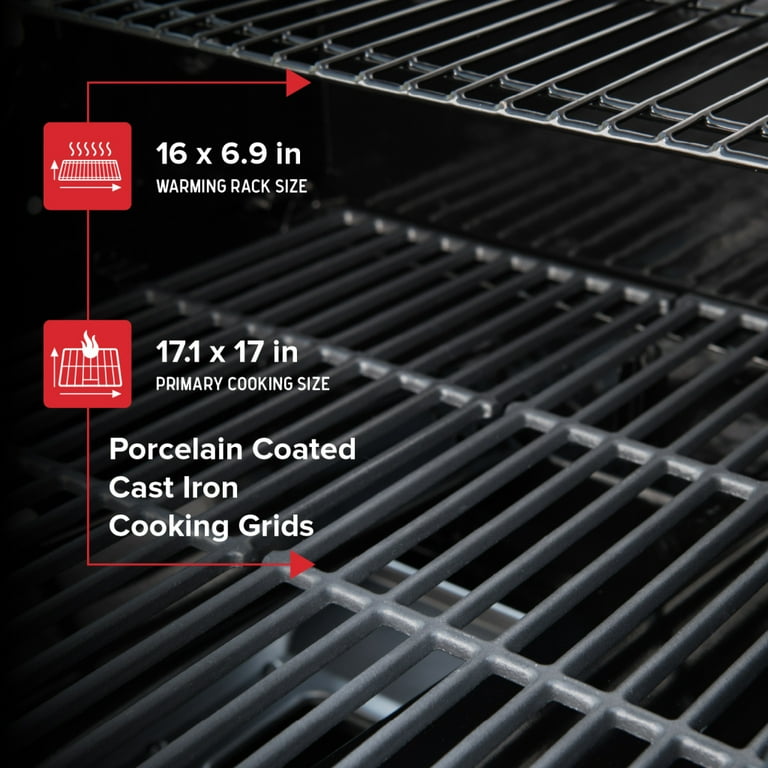 Nexgrill Gas Grill with 401 sq in Cooking Area, 28,000 BTUs