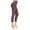 Violette Capri, variante sur Leggings Confortables - Contrôle du Ventre Brossé Taille Haute 5 Pouces Capri et Shorts de Cycliste pour Femmes - Capri Noir - P-M-L