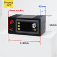 thumbnail image 5 of DC Adjustable Buck Boost Converter,150W DC 6-36V to 0-36V Voltage Regulator with Case 12V 24V 150W CC CV LCD Screen,1pcs * buck converter, 5 of 8