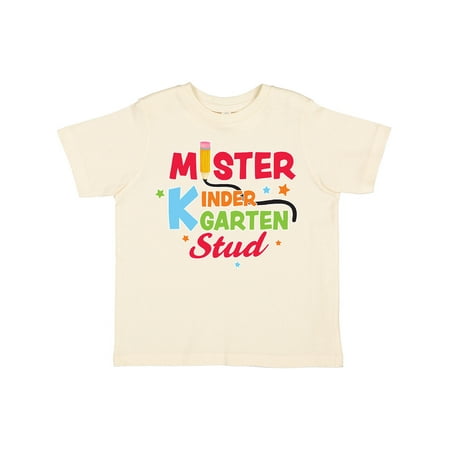 

Inktastic School Mister Kindergarten Stud Boys Toddler T-Shirt