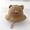 Coffee, variant on Bucket Hats Cute Cartoon Cat Ear Buckets for Girls Wide Brim Sun Hats for Girls with Adjustable Strap