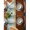 thumbnail image 2 of Summer Forest Table Runner 72 Inches, Tree Branch Watercolor Oil Painted Bed Runner Dresser Scarves Tabletop for Indoor Outdoor Parties/Ceremony/Banquet, 13" x 72", 2 of 8