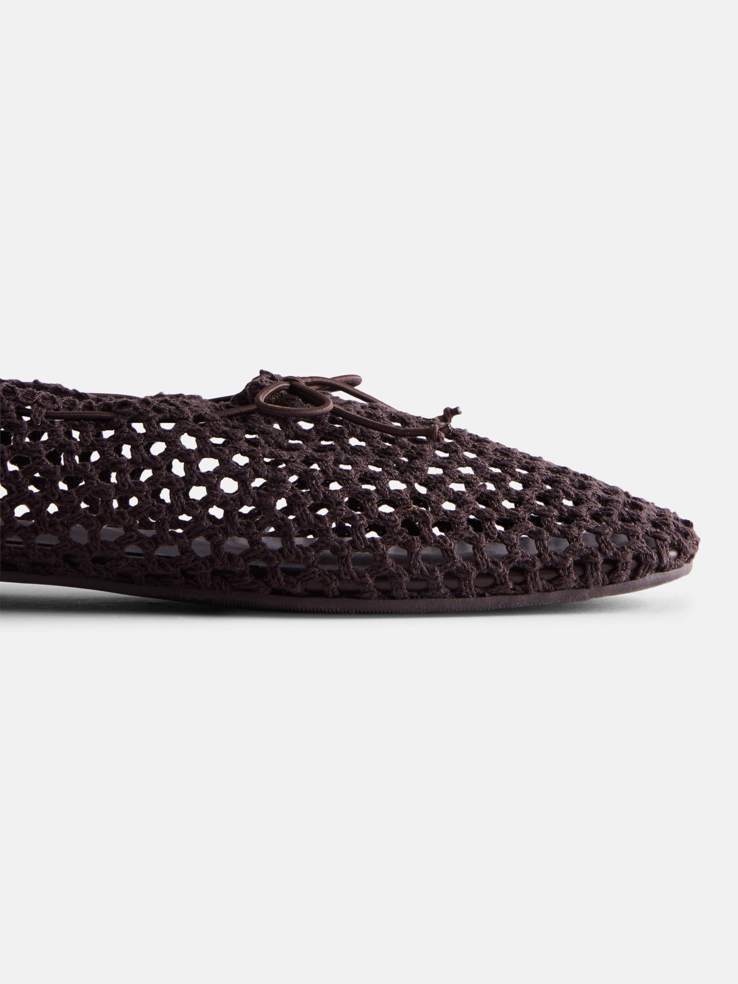 Scenario Women's Knit Bow Ballet Flats