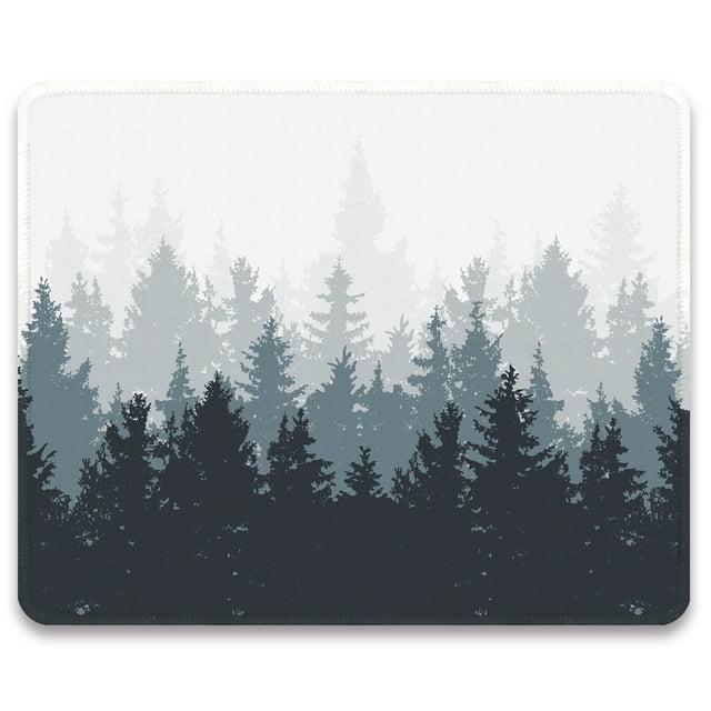 BOSOBO Mouse Pad, Square Nature Theme Anti-Slip Rubber Mousepad with ...