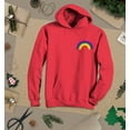 thumbnail image 3 of S4E Men's Rainbow Flag LGBTQ Gay Pride Hoodie Sweatshirts XXX-Large Red, 3 of 4