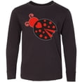 thumbnail image 3 of Inktastic Inverse Ladybug Long Sleeve Youth T-Shirt, 3 of 5