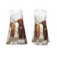thumbnail image 7 of Logiee Yak Print Summer Dresses for Women,Beach Sleeveless Flowy Pocket Tshirt Tank Sundresses,Women's Sleeveless Dress, 7 of 7