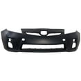 thumbnail image 4 of CAPA For 10-11 Prius Front Bumper Cover w/Halogen Headlamps TO1000359 5211947917, 4 of 5