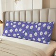 thumbnail image 2 of Balery Daisies Flowers Funda Protectora para Almohada Corporal de Algodón Hipoalergénico con Cierre(55 x 21 pulgadas), Almohadas No Incluidas, 2 of 7