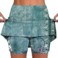 thumbnail image 1 of Gspmoly Shorts de Course pour Femmes, Nouveau Coloris pour Femmes Jupe-Pantalon Taille Mi-Haute Shorts de Sport Décontractés Jupe-Pantalon de Base Shorts de Randonnée Femmes Liquidation Multicolore TTTG, 1 of 5