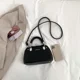 thumbnail image 3 of Bolso de mano de moda decorado con chapa de metal y costura de PU sólido con patrón de lichi, bolso de hombro de alta calidad, gran oferta 2024, bolsos para mujer, 3 of 4