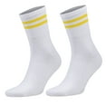 thumbnail image 4 of 6 Pairs Women’s Tennis Crew Socks Cotton Extra Thin Breathable Socks (Size 9-11, Shoe 5-10) - Style 1, 4 of 10