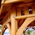 thumbnail image 6 of Outdoor Living Today 10' x 10' Hardtop Gazebo, Western Red Cedar, Octagon, Permanent, 6 of 9