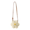 thumbnail image 1 of Bolsa de cuerpo cruzado tejido a mano para mujeres Mano creativo de moda Pequeño bolso de playa Beige, 1 of 8