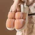 thumbnail image 4 of Taqqpue House Slippers for Women Down Cotton Slippers In Fall and Winter With Non-Slip Heel for Indoor Home Use Thickened and Warm, 4 of 7
