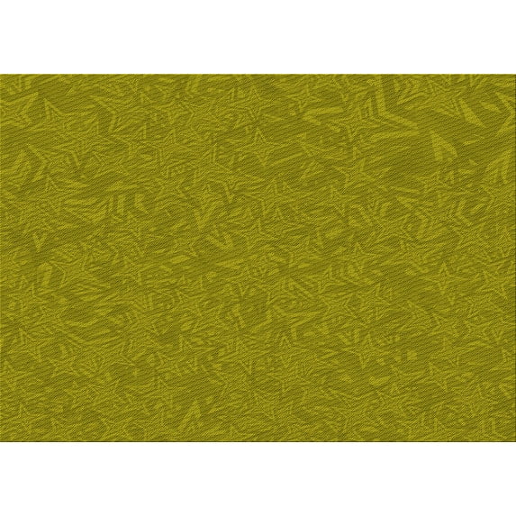 Ahgly Company Indoor Rectangle Patterned Dark Yellow Green Area Rugs, 2' x 3'