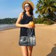 thumbnail image 3 of Balery Astronaut Standing In The Moon Vestidos de verano para mujer con estampado: vestido holgado sin mangas, vestido playero informal y cómodo para días calurosos., 3 of 7