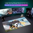 thumbnail image 3 of Apottwal Funny Large Mouse pad,Cat Desk Pad Desk Mat,Extended Gaming Mouse Pad with Stitched Edge,Office Desk Blotter, Easy Clean Desk Cover for Desktop Desk Accessories(31.5" x 16"), 3 of 6
