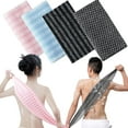 thumbnail image 7 of LANFENG Blissal Exfoliating Shower Towel, Blissal Exfoliating Towel, Back Exfoliator Towel, Blissal Scrub Cloth, Long Exfoliating Washcloth Towel for Women and Men, 7 of 7