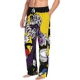 thumbnail image 2 of Devil Cuphead Mugman Men's Pajama Pants With Pockets Lounge Fashion Cozy Daily Sleep Pants Sleepwear, 2 of 8