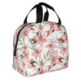thumbnail image 2 of Sikiie Lilies Flowers Lunch Bag for Women & Men Adult Insulated Lunch Box, Food Lunch Containers Lunch Tote Bags for Work, Travel, Outdoor, 2 of 8