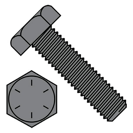 

1-8X4 Hex Tap Bolt Grade 8 Fully Threaded Plain (Pack Qty 10) BC-10064BHT8P