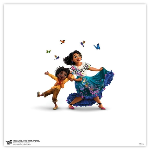 Gallery Pops Disney Encanto - Mirabela and Antonio Wall Art, Unframed Version, 12" x 12"
