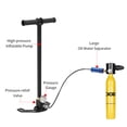 thumbnail image 3 of DIDEEP 0.5L Mini SCUBA Tank Diving Oxygen Reserve Air Hand Pump Dive Equipment Set A, 3 of 8